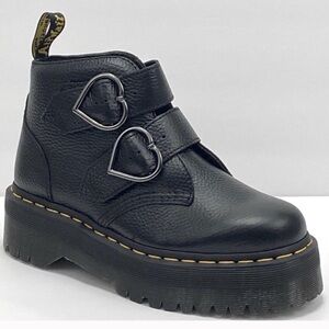 Dr. Martens Devon Heart buckle booties